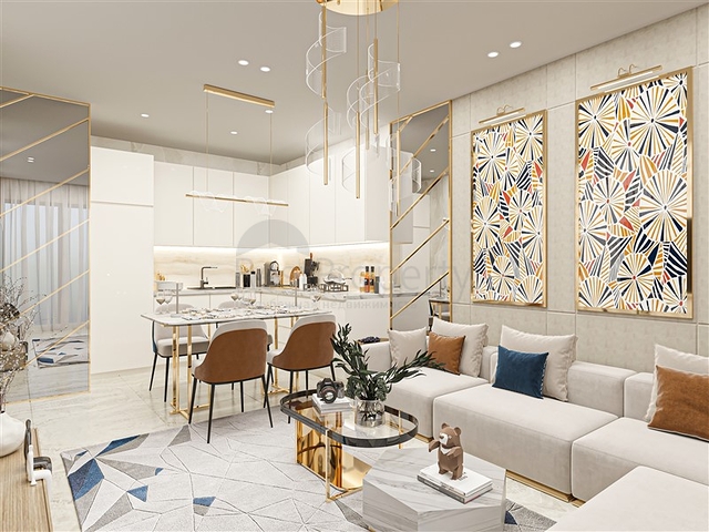 Новый проект на этапе строительства в 800 м от моря в районе Оба