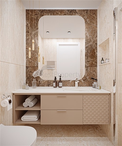 Новый проект на этапе строительства в 800 м от моря в районе Оба