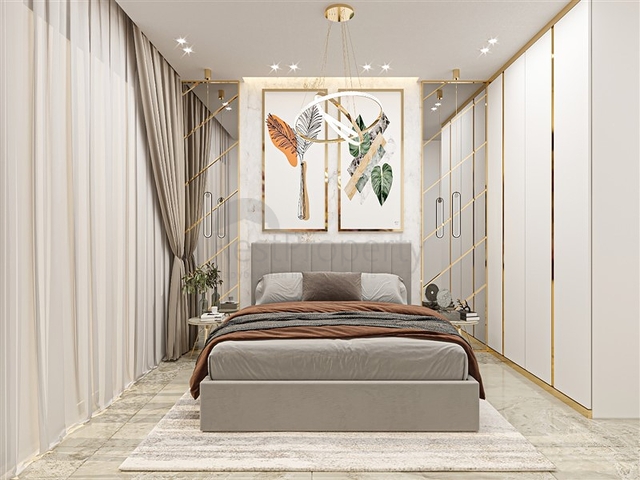 Новый проект на этапе строительства в 800 м от моря в районе Оба