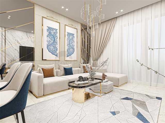 Новый проект на этапе строительства в 800 м от моря в районе Оба