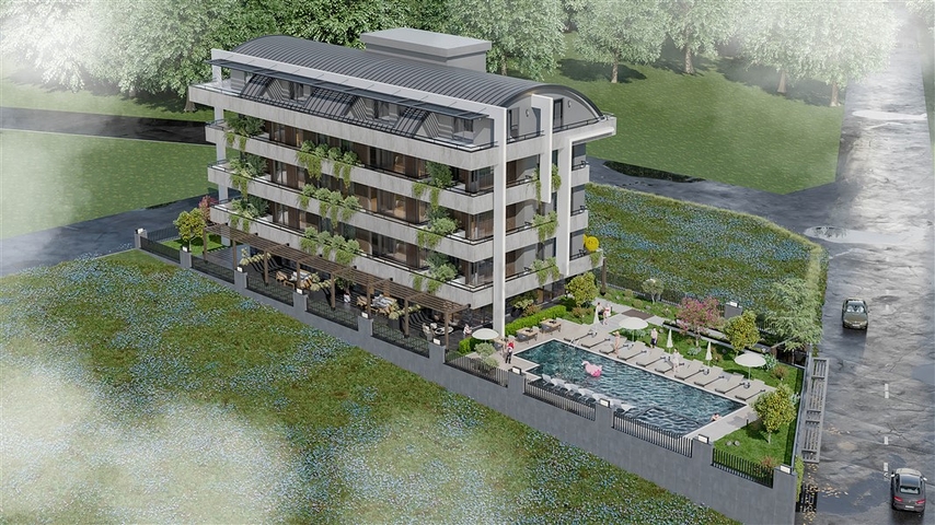 Проект для любителей тишины и спокойствия в центре Алании 