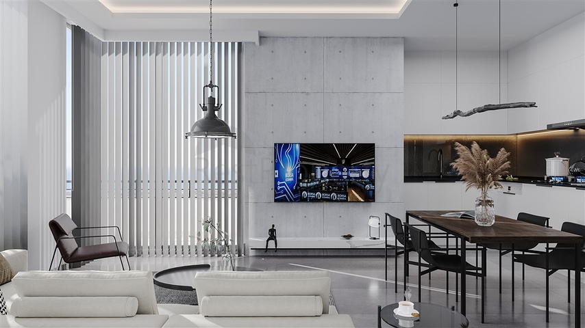 Проект для любителей тишины и спокойствия в центре Алании 