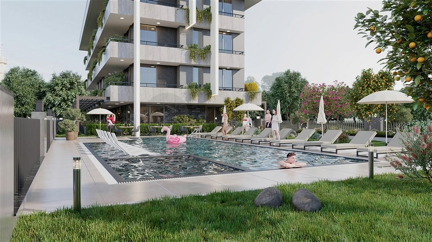 Проект для любителей тишины и спокойствия в центре Алании 