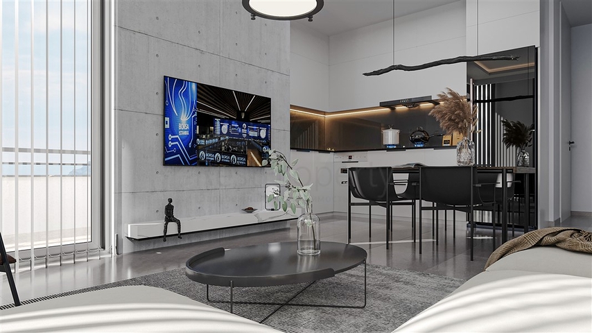 Проект для любителей тишины и спокойствия в центре Алании 