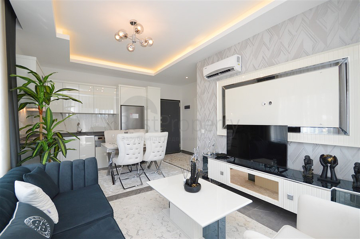 Двухкомнатная меблированная квартира в районе Оба