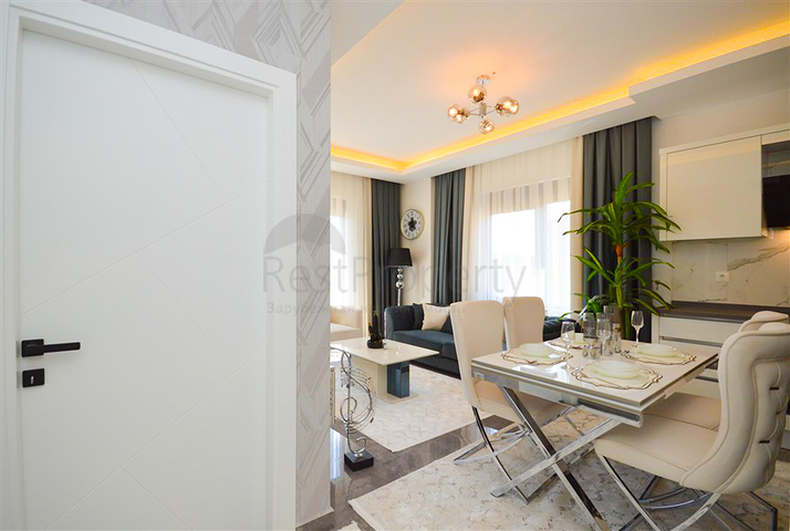 Двухкомнатная меблированная квартира в районе Оба