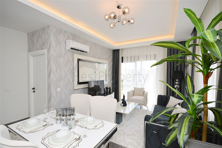 Двухкомнатная меблированная квартира в районе Оба