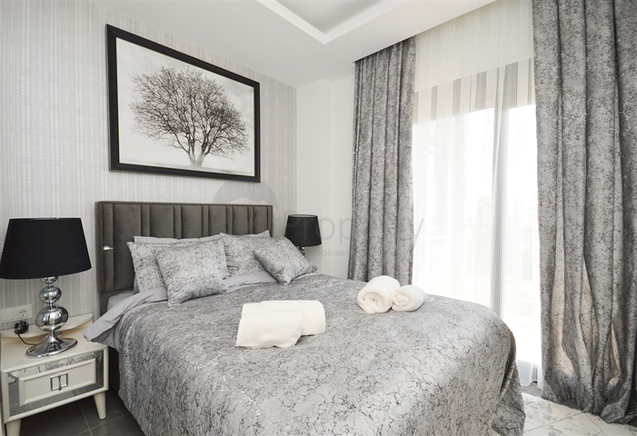 Двухкомнатная меблированная квартира в районе Оба