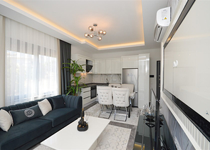 Двухкомнатная меблированная квартира в районе Оба