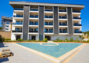 Двухкомнатная меблированная квартира в районе Оба