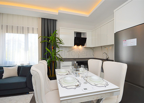 Двухкомнатная меблированная квартира в районе Оба