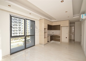 Квартира 1+1 в комплексе премиум класса на первой береговой линии в Махмутларе