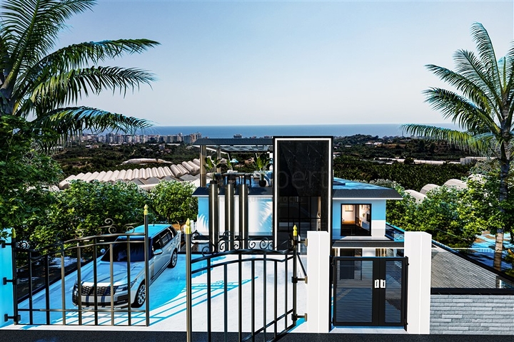 Уникальный проект виллы 5+1 в районе Кестель