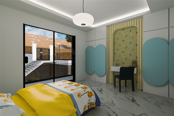 Уникальный проект виллы 5+1 в районе Кестель