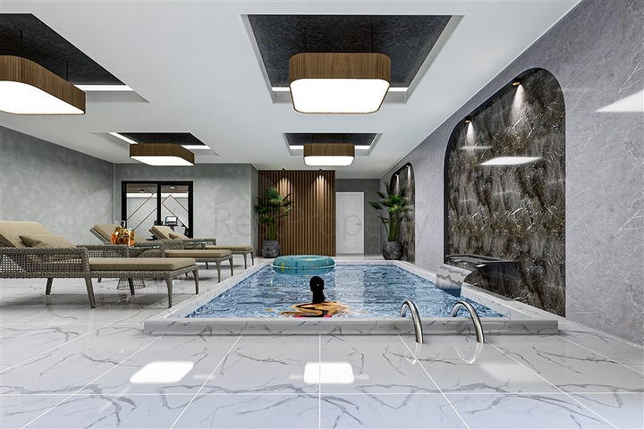 Уникальный проект виллы 5+1 в районе Кестель