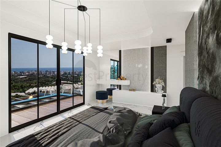 Уникальный проект виллы 5+1 в районе Кестель