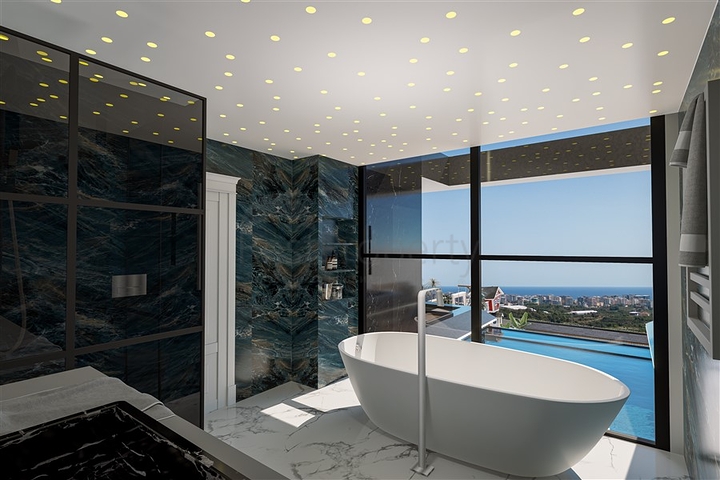 Уникальный проект виллы 5+1 в районе Кестель