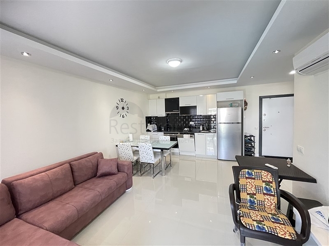 Двухкомнатная светлая квартира в районе с лучшим песчаным пляжем в Авсалларе