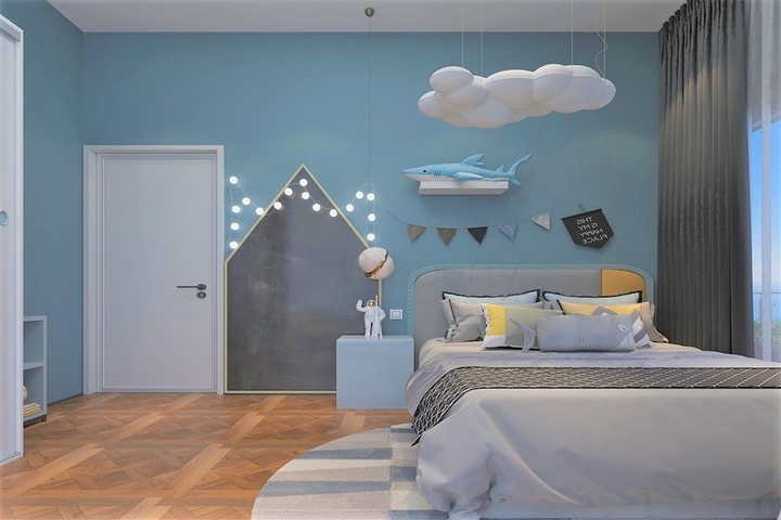 Новый комплекс вилл с панорамным видом на море в районе Тепе