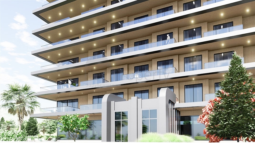 Двухкомнатная квартира в новом комплексе района Тосмур