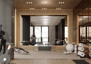 Двухкомнатная квартира в новом комплексе района Тосмур