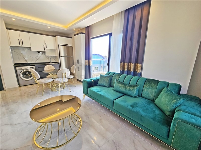 Квартира 1+1 на первой линии в районе Каргыджак