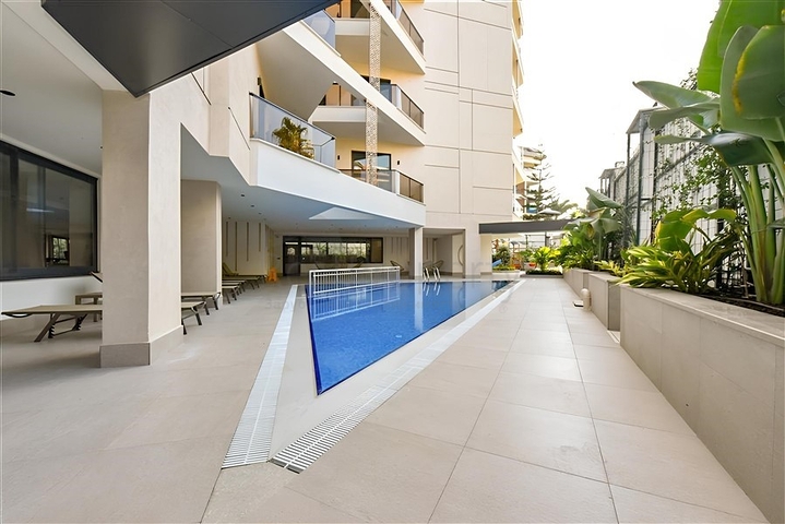 Квартира 1+1 в шикарном комплексе в пешей доступности от моря