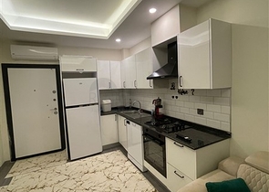 Квартира 1+1 в новом комплексе в Газипаша в 600 м от моря