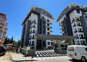 Квартира 1+1 в новом комплексе в Газипаша в 600 м от моря