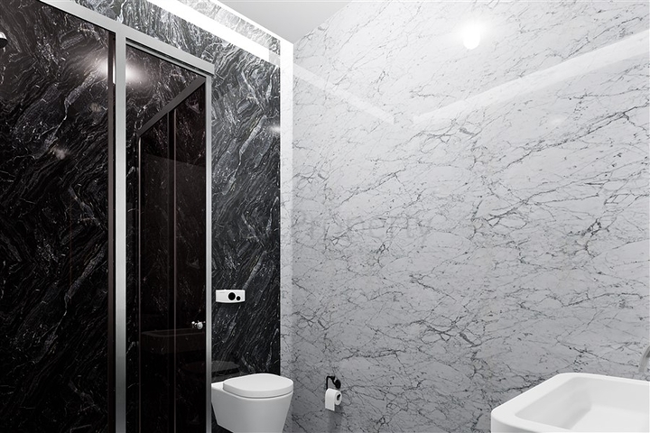 Жилой комплекс на этапе строительства в районе Демирташ