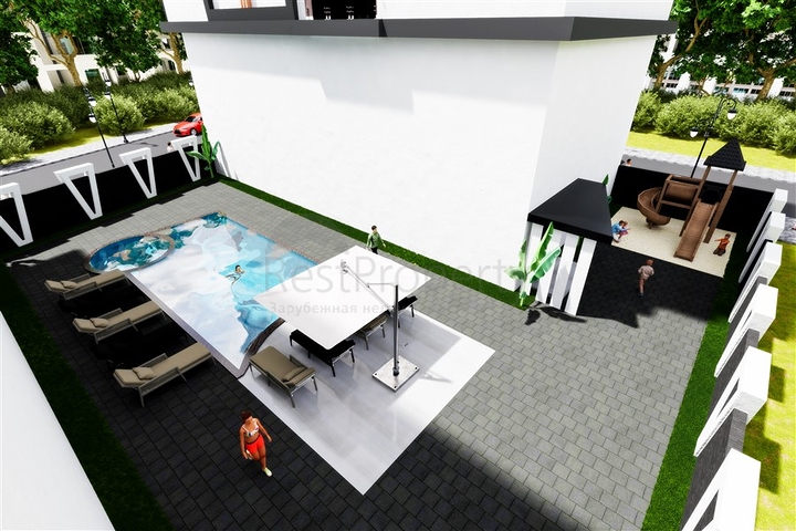 Жилой комплекс на этапе строительства в районе Демирташ