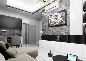 Жилой комплекс на этапе строительства в районе Демирташ