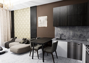 Жилой комплекс на этапе строительства в районе Демирташ