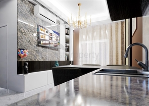 Жилой комплекс на этапе строительства в районе Демирташ