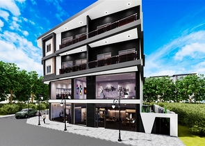 Жилой комплекс на этапе строительства в районе Демирташ