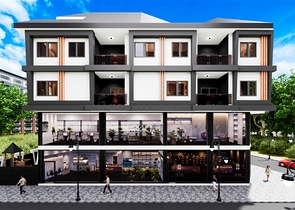 Жилой комплекс на этапе строительства в районе Демирташ