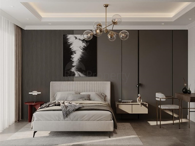 Вилла 3+1 с джакузи на крыше в 250 м от моря