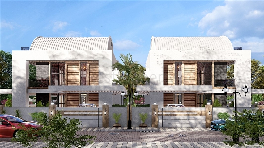 Вилла 3+1 с джакузи на крыше в 250 м от моря