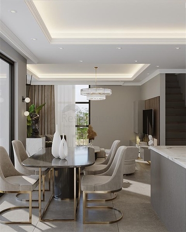 Вилла 3+1 с джакузи на крыше в 250 м от моря