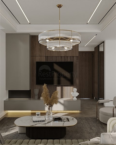 Вилла 3+1 с джакузи на крыше в 250 м от моря