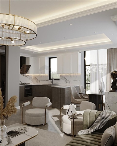 Вилла 3+1 с джакузи на крыше в 250 м от моря