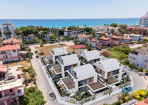 Вилла 3+1 с джакузи на крыше в 250 м от моря