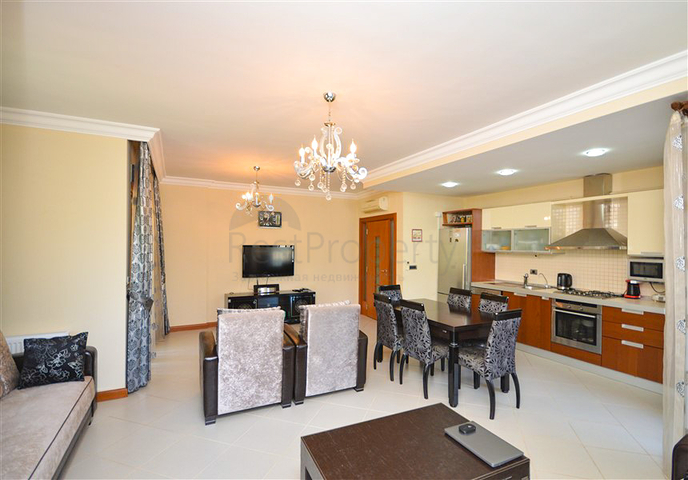 Квартира 2+1 на первой линии в центре Алании