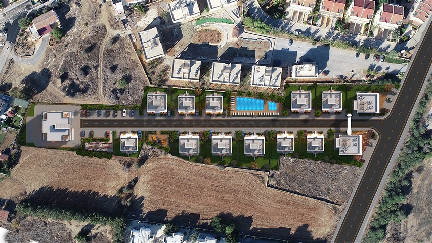 Новый проект больших квартир в районе Искеле 