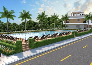 Новый проект больших квартир в районе Искеле 