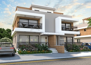 Новый проект больших квартир в районе Искеле 