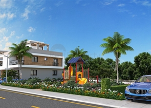 Новый проект больших квартир в районе Искеле 