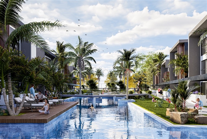 Роскошный проект на этапе строительства в Искеле 