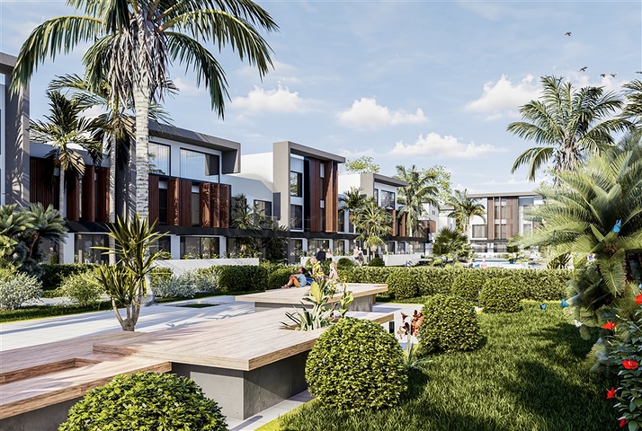 Роскошный проект на этапе строительства в Искеле 