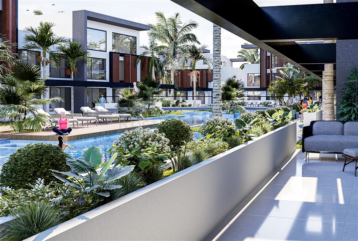 Роскошный проект на этапе строительства в Искеле 